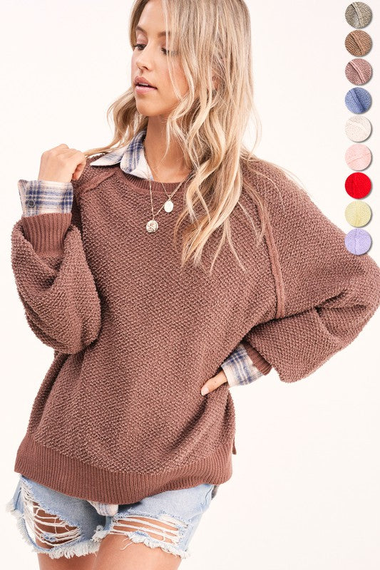 Cocoa Texture Sweater