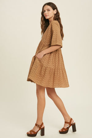 Kylee Dress (Cognac)