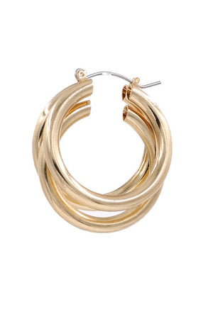 Gold Layer Hoops
