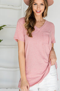 Blush Pocket Tee