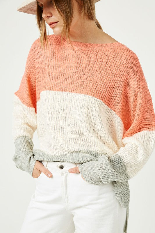 Colorblock Sweater