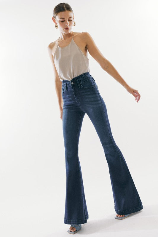 High Rise Super Flare Denim (Final Sale)