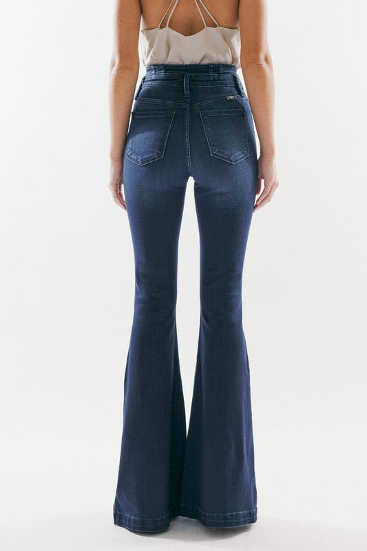 High Rise Super Flare Denim (Final Sale)