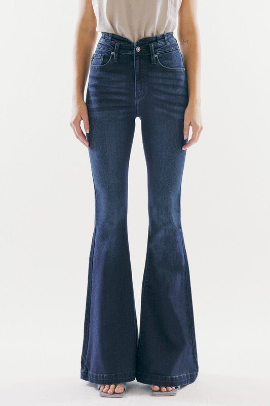 High Rise Super Flare Denim (Final Sale)