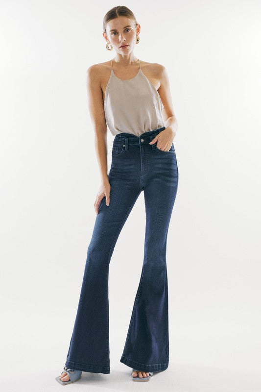 High Rise Super Flare Denim (Final Sale)