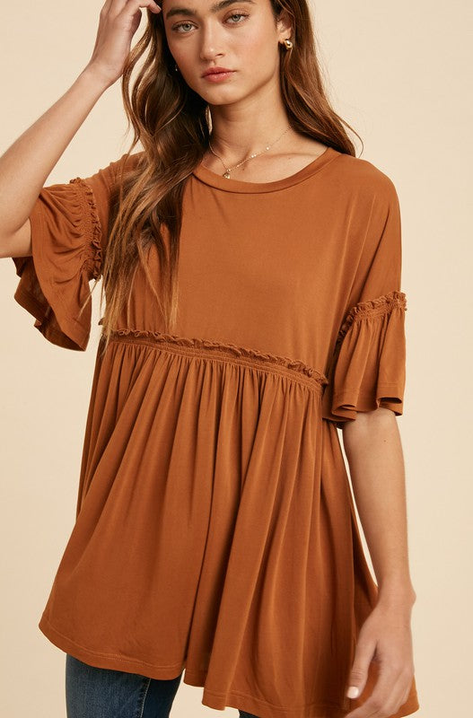 Earthen Babydoll Tunic