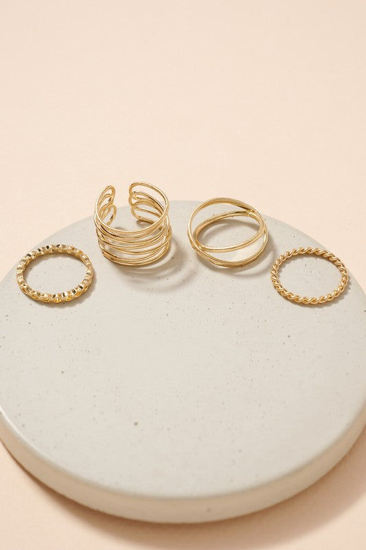 Gold Ring Set