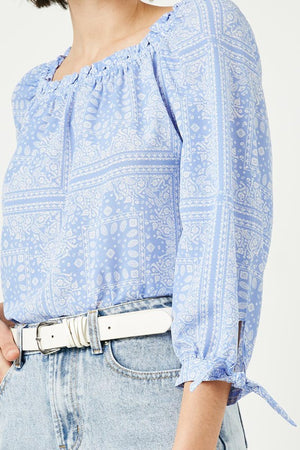Sky Printed Blouse