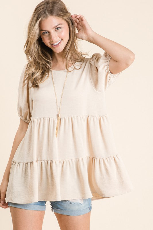Puff Sleeve Babydoll