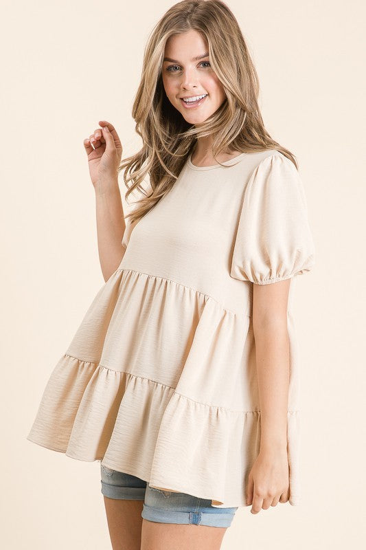 Puff Sleeve Babydoll