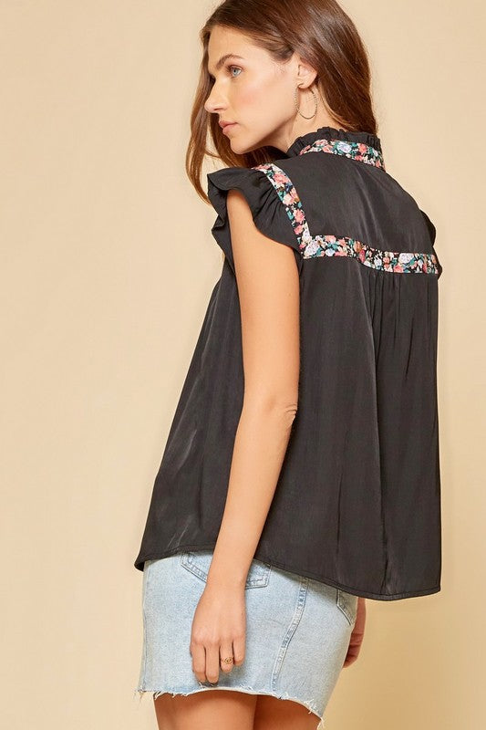 Flutter Sleeve Tank