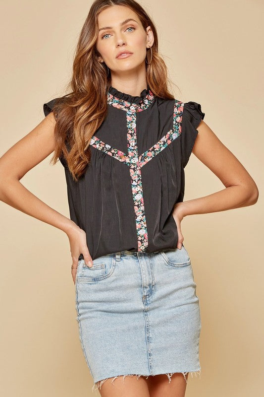 Flutter Sleeve Tank