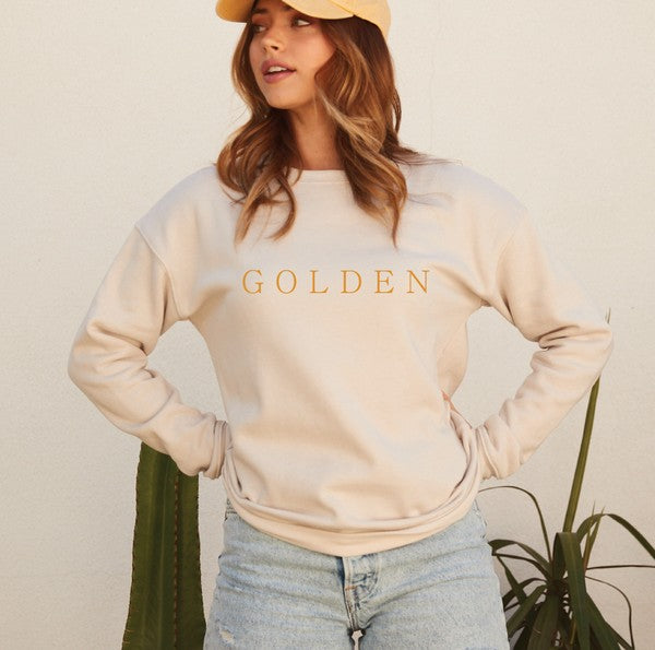 Golden Crewneck Sweatshirt