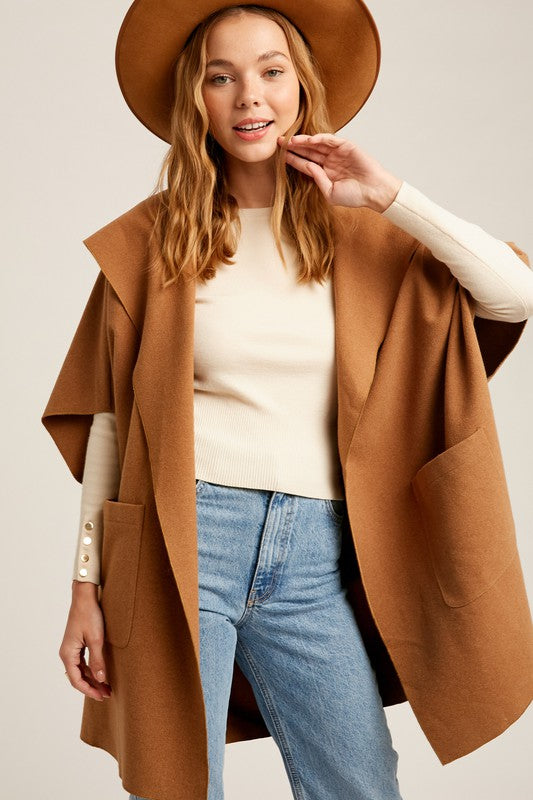 Camel Lapel Jacket