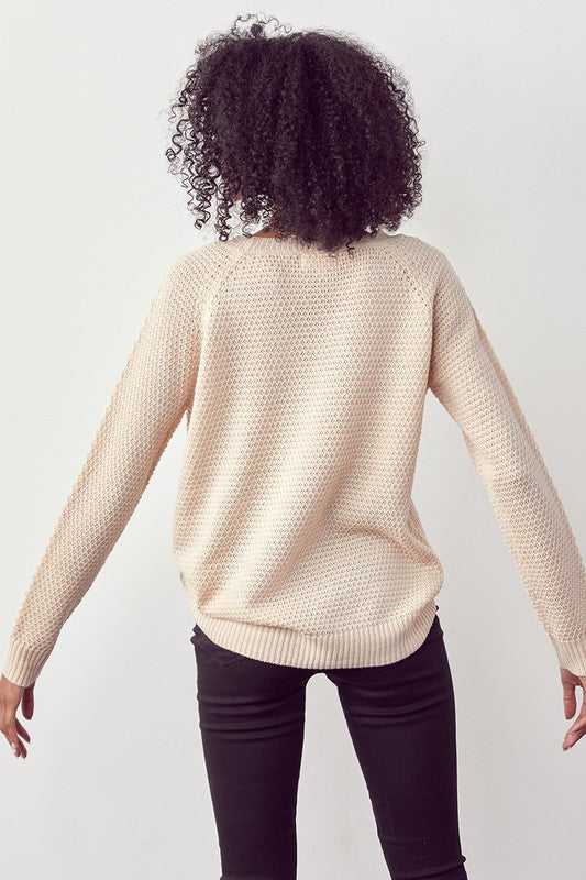 Vanilla Crewneck Sweater