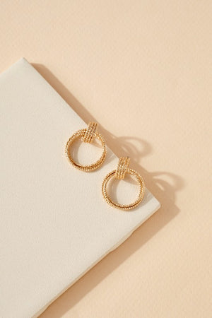 Linked Ring Earrings