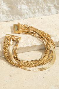 Multi Strand Chain Bracelet