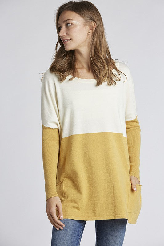 Citrus Block Oversized Tunic.