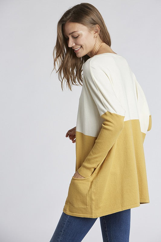 Citrus Block Oversized Tunic.