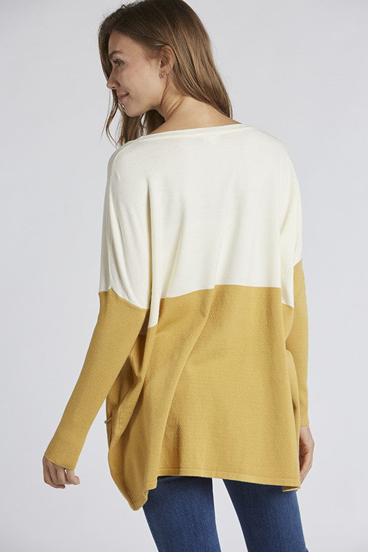 Citrus Block Oversized Tunic.