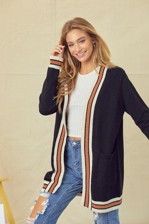 Varsity Sweater Cardigan