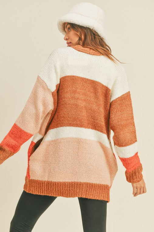 Colorblock Cardigan