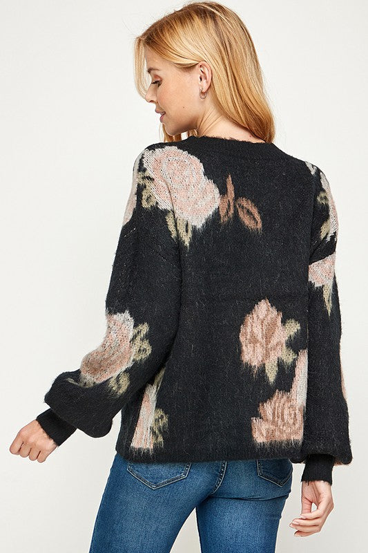 Floral Sweater