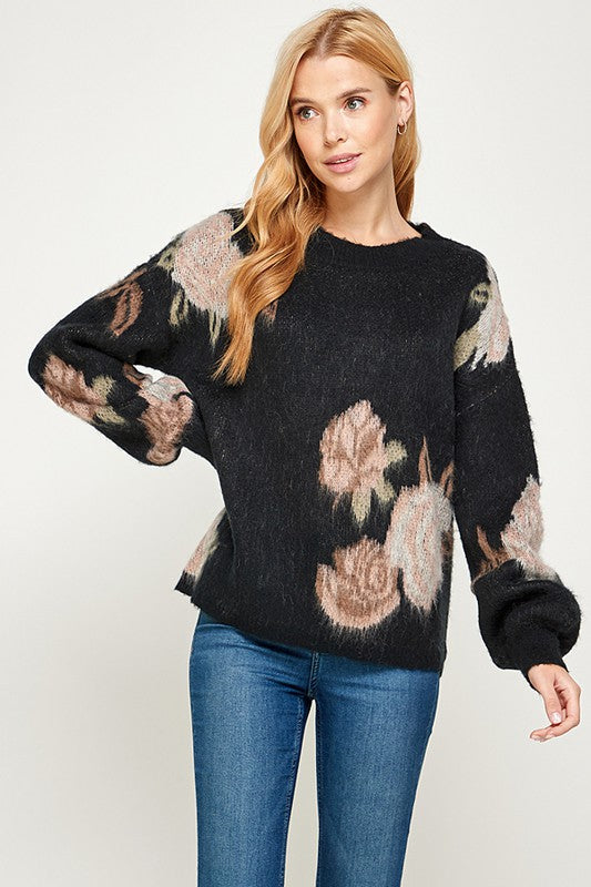 Floral Sweater