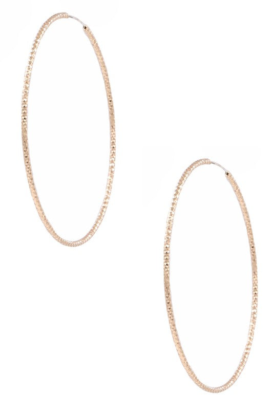 Gold Hook Hoops