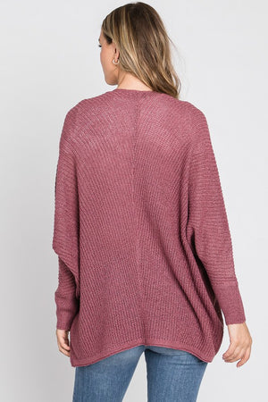 Orchid Open Cardigan