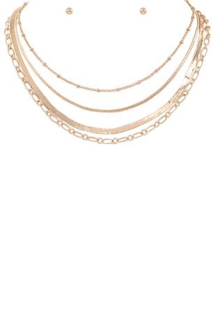 Herringbone Layer Necklace