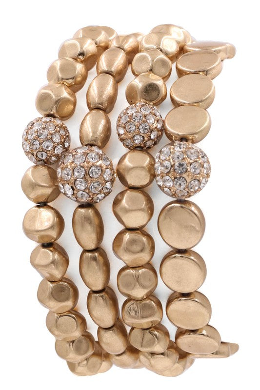 Assorted Gold Bracelet Set