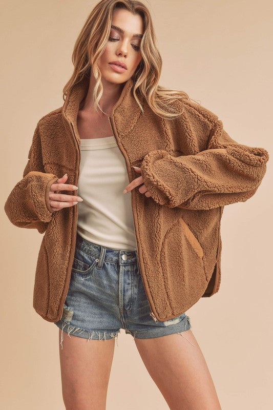 Caramel Ashby Jacket