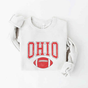 Ohio Football Pullover (White)