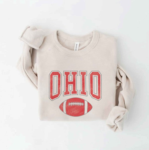 Ohio Football Pullover (Heather Dust)