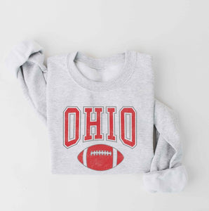 Ohio Football Pullover (Heather Grey)