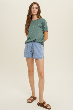 Star Embroider Top