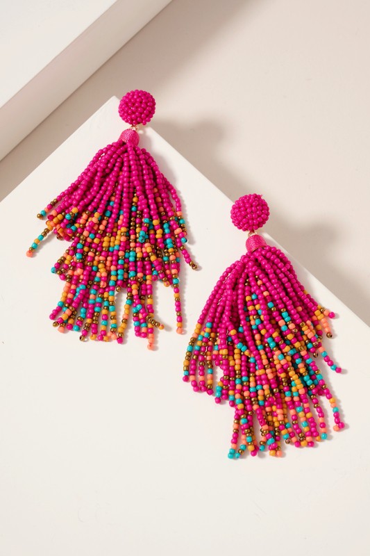 Multi Beaded Earrings