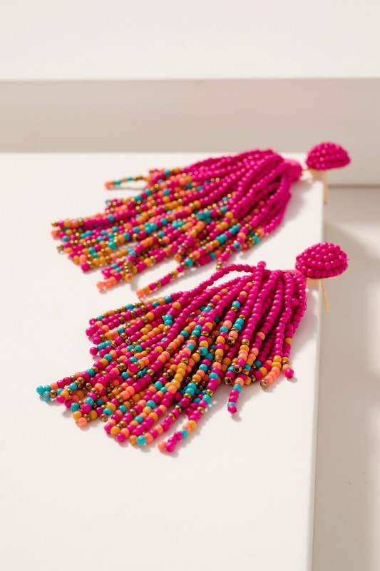 Multi Beaded Earrings