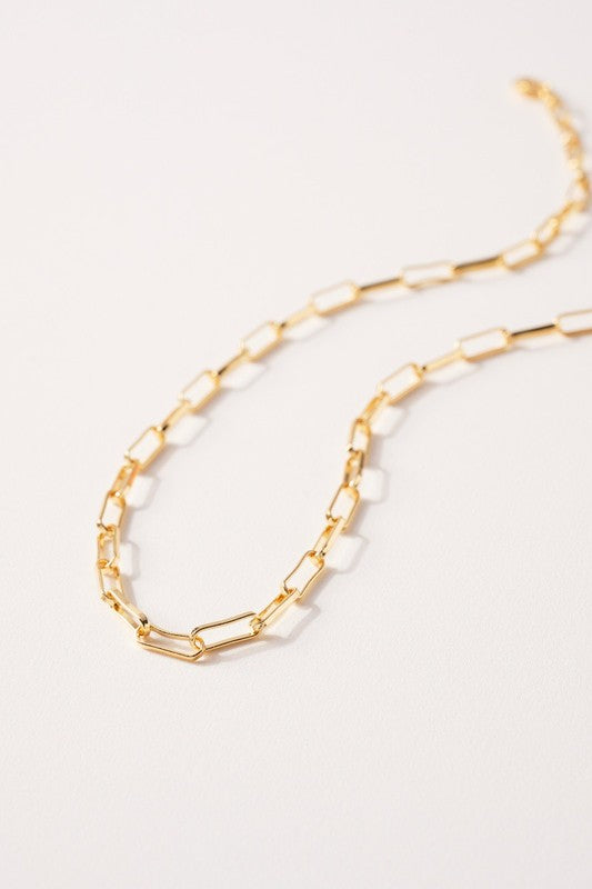 Gold Short Chain Necklace