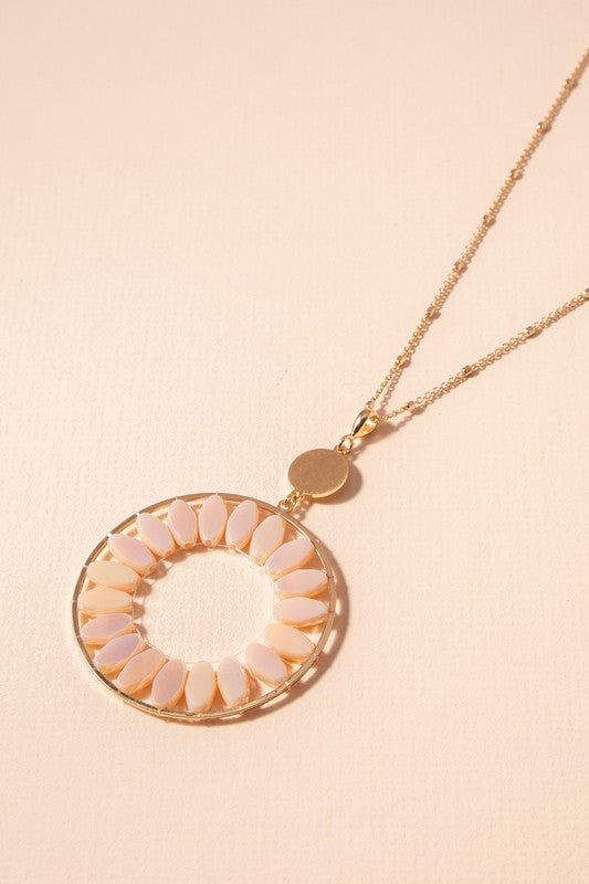 Natural Round Pendant