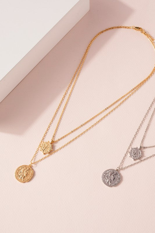 Double Layer Charm Necklace