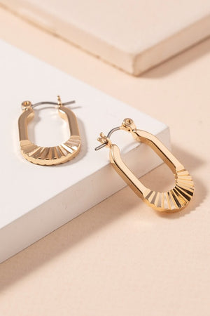 Texture Oval Hoops