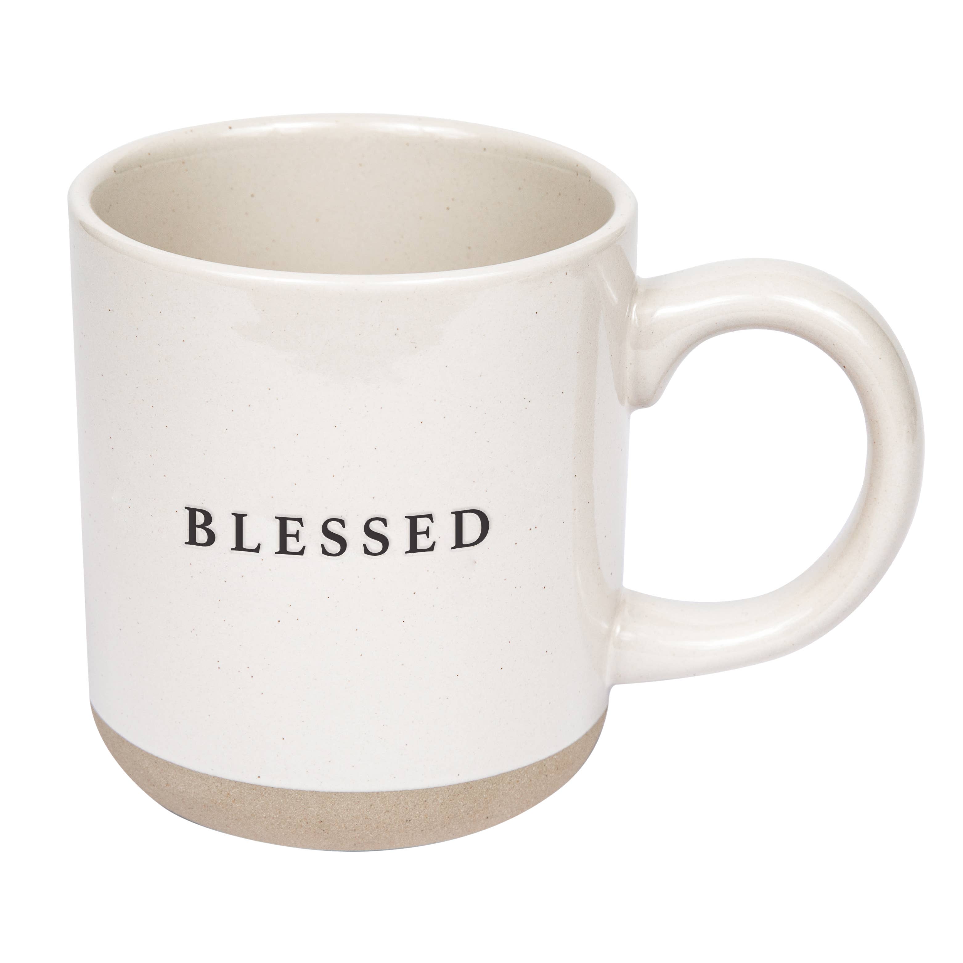 Blessed Stoneware Coffee Mug