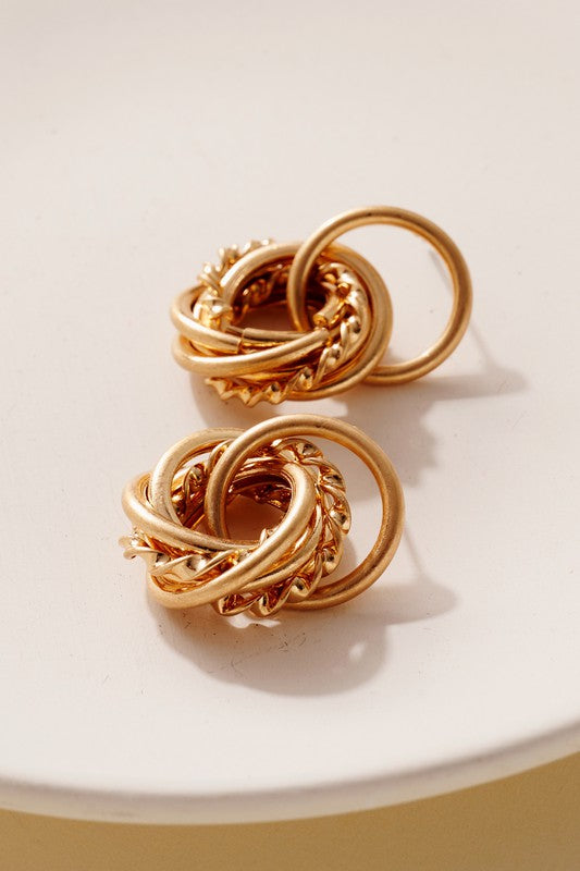 Twist Loop Earrings