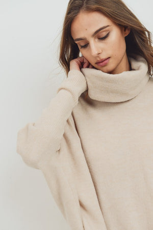 Knit Cowl Neck Top