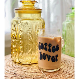 Coffee Lover Can Glass Cup