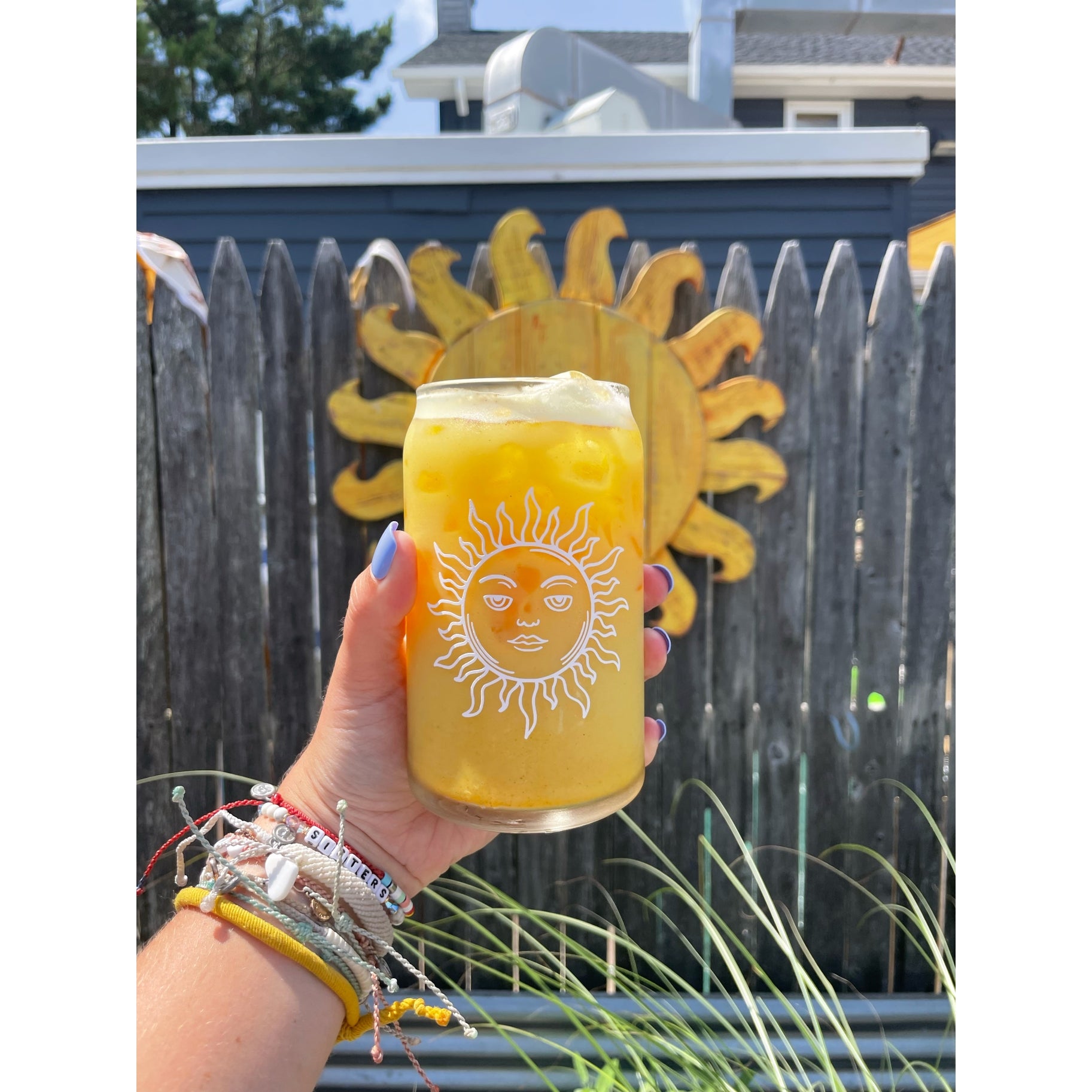 Sun Can Glass Cup