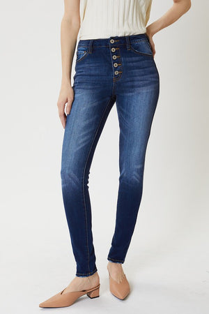 High Rise Button Fly Denim KC7113D
