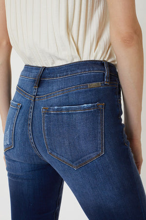 High Rise Button Fly Denim KC7113D